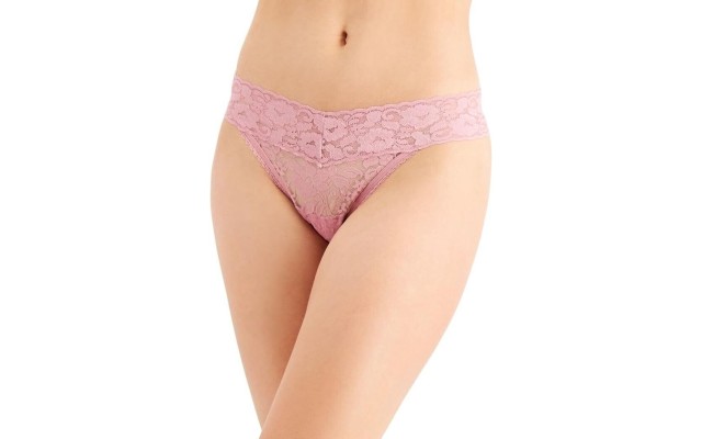  Women s Lace Thong Panties, Rose, XX-Large