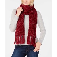 INC International Concepts Women’s Chenille Shine Scarf, wine