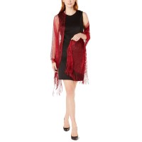 INC International Concepts Women’s Drapey Cardigan Wraps, Red, One Size