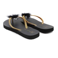 INC International Concepts Women’s Flip-Flop (Black, 8)