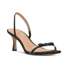 INC International Concepts Women’s Linnette Mid-Heel Dress Sandals, Black, 5M