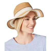 INC International Concepts Women’s Packable Raffia Panama Hats, Beige
