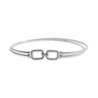 INC International Concepts Women’s Stretch Rhinestone Belt, Silver, Small/Medium