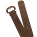  Womens Wide Stretch Belt (Brown S/M)