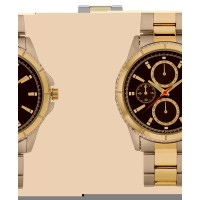INC Men’s Two-Tone Bracelet Watch 44mm
