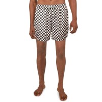 Inc Men’s Zane Checkerboard 5″ Swim Trunks, Peach, Medium