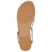  Women’s Brieg Ankle-High Leather Sandal Silver Size 7.5 M