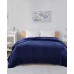  Microlight Plush Oversized Blanket Bedding, Navy, Twin/Twin XL