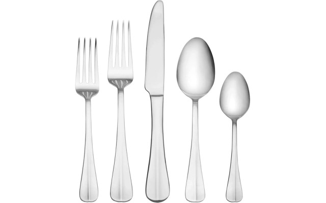 International Simplicity Service For One 5 Pc Place Setting Ss Flatware, Silver