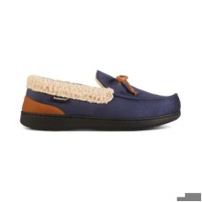 Isotoner Men’s Vincent Moc Slipper – Cognac, XX-Large