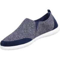 Isotoner Men’s Zenz Sport-Knit Indoor/Outdoor Slippers, Navy, 9