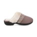  Signature Women’s Erica Microsuede Clog Slippers (Khaki, XL)