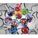 JA-RU Marvel Spiderman Bouncy Superballs Super Hi Bounce 1.2″ (1 Pack of 5 Balls) Fidget Balls Small Toys for Kids Prize Premium Giveaways Gift Birthday Supplies A-6805-1