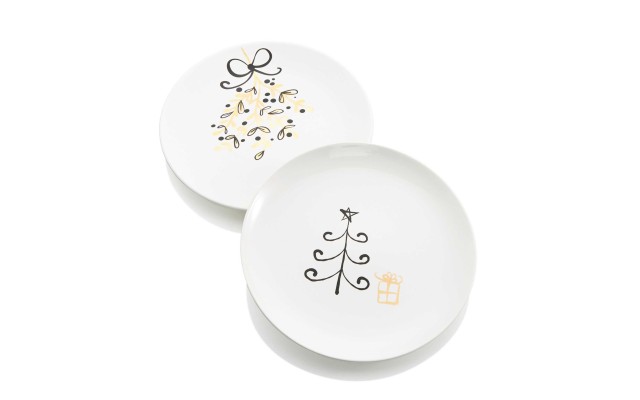  Merry and Bright 8” Salad Plate, Set of Two