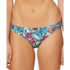 Jessica Simpson Women's Printed Side-Shirred Hipster Swim Bottoms Swimsuit