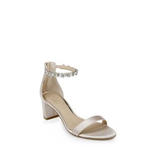 Jewel Badgley Mischka Women’s Lydia Evening Sandals Women’s Shoes, Beige, 8M