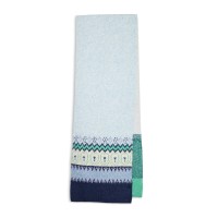 Jocelyn Women’s Knit Fair Isle Scarf, Blue Multi