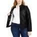  Trendy Plus Size Faux-leather Black XLarge