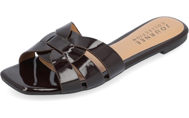 Women’s Arrina Slide Sandal, Brown, 6M