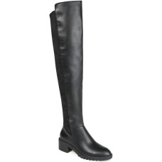 Journee Collection Women’s Aryia Wide Calf Boots, Black, 11