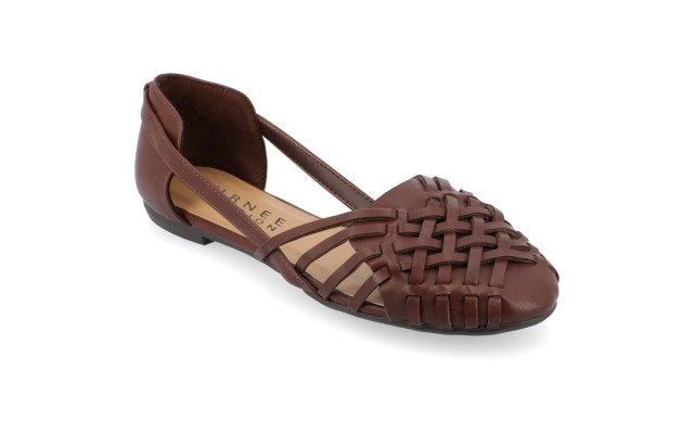  Women’s Ekko Flat, Brown, 11M