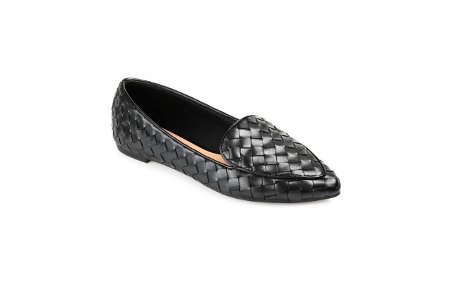  Women’s Misty Woven Loafer, Black, 9.5M