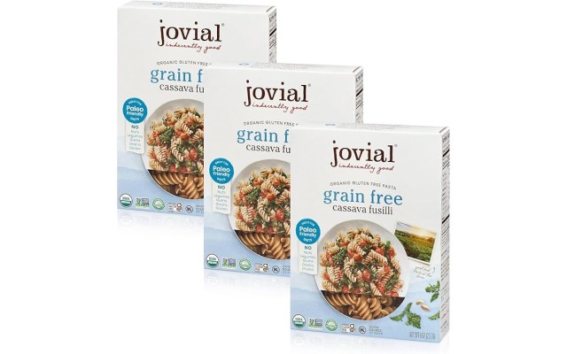 , Organic Cassava Fusilli Pasta, 8 oz, 6 Pack