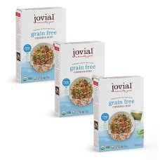 Jovial Organic Gluten Free Pasta, Cassava Orzo, 8 oz (227 g), 3 Pack