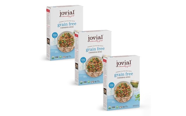  Organic Gluten Free Pasta, Cassava Orzo, 8 oz (227 g), 3 Pack