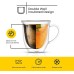  Serene Double Walled Insulated Glasses Coffee Mug (Set of 2) 13.5 Ounces