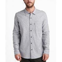 Junk Food Men’s Adrien Long Sleeve Shirts, Gray, XX-Large