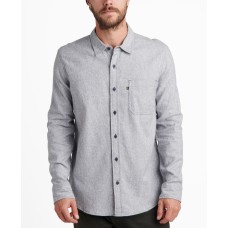 Junk Food Men’s Adrien Long Sleeve Shirts, Gray, XX-Large