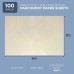  Parchment Paper 100 Pack - Full Size Precut Unbleached Parchment sheets - 16 x 24 Inches