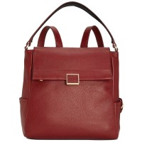 Kenneth Cole New York Christie Leather Backpack, Dark Red