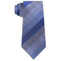 Kenneth Cole Reaction Men’s Modern Plaid Slim Ties, Navy