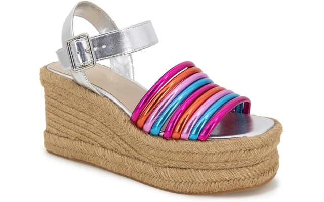  Women’s Women’s Shelby Wedge Sandal, Metallic Multi, 8