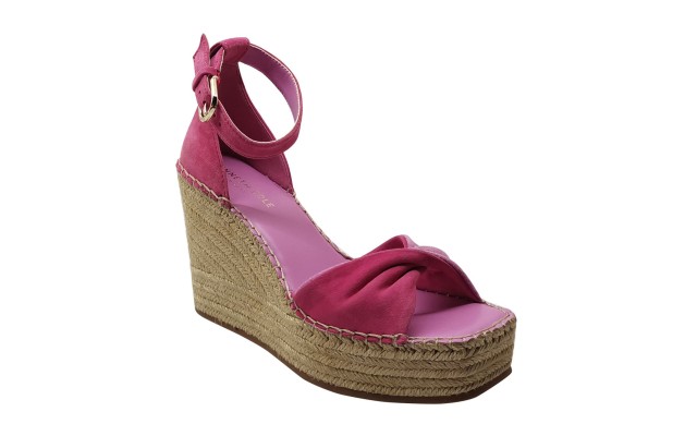  Women’s Women’s SOL Wedge Sandal, Pink, 7.5