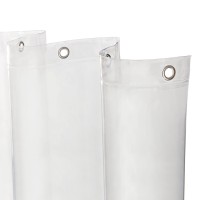 Kenney Medium Weight Peva Shower Curtain Liner, 70″ W x 72″ H, White