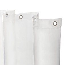 Kenney Medium Weight Peva Shower Curtain Liner, 70″ W x 72″ H, White