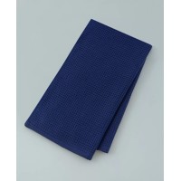 Kensington Garden Waffle Hand Towel Beddings, Navy, 16x28