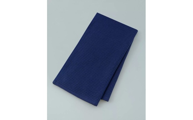  Waffle Hand Towel Beddings, Navy, 16x28