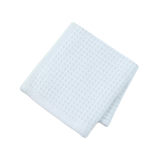 Kensington Garden Waffle Wash Towels Bedding, White, 13×13