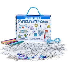 Kid Made Modern Hanukkah Shrink Art Jewelry Kit