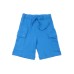  Boys Casual Beach Cargo Shorts – Soft Cotton, Pull-On/Drawstring Closure, Two Pockets, Cobalt, 8