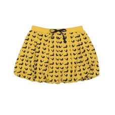 Kidsy Toddler Baby Girls Embroidery Bubble Skirt – Peruvian Pima Cotton, Balloon Skirt, Elastic Waist, Pull-On, Solid Colors