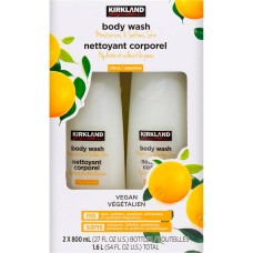 Kirkland Signature Liquid Body Wash Citrus 27 Fluid Ounce (Pack of 2)