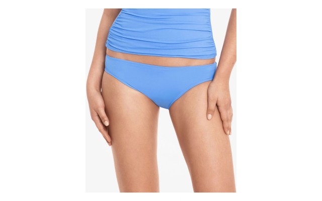  Coverage Beach Club Solids Hipster Bottom, 6, Blue