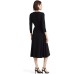  Jersey-Matte Midi Dress Black 2