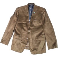 Lauren Ralph Lauren Men’s Classic-Fit Faux-Suede, Rustcopper, 42R