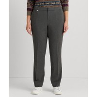 Lauren Ralph Lauren Plus Size Straight Leg Pants – Grey, 18W